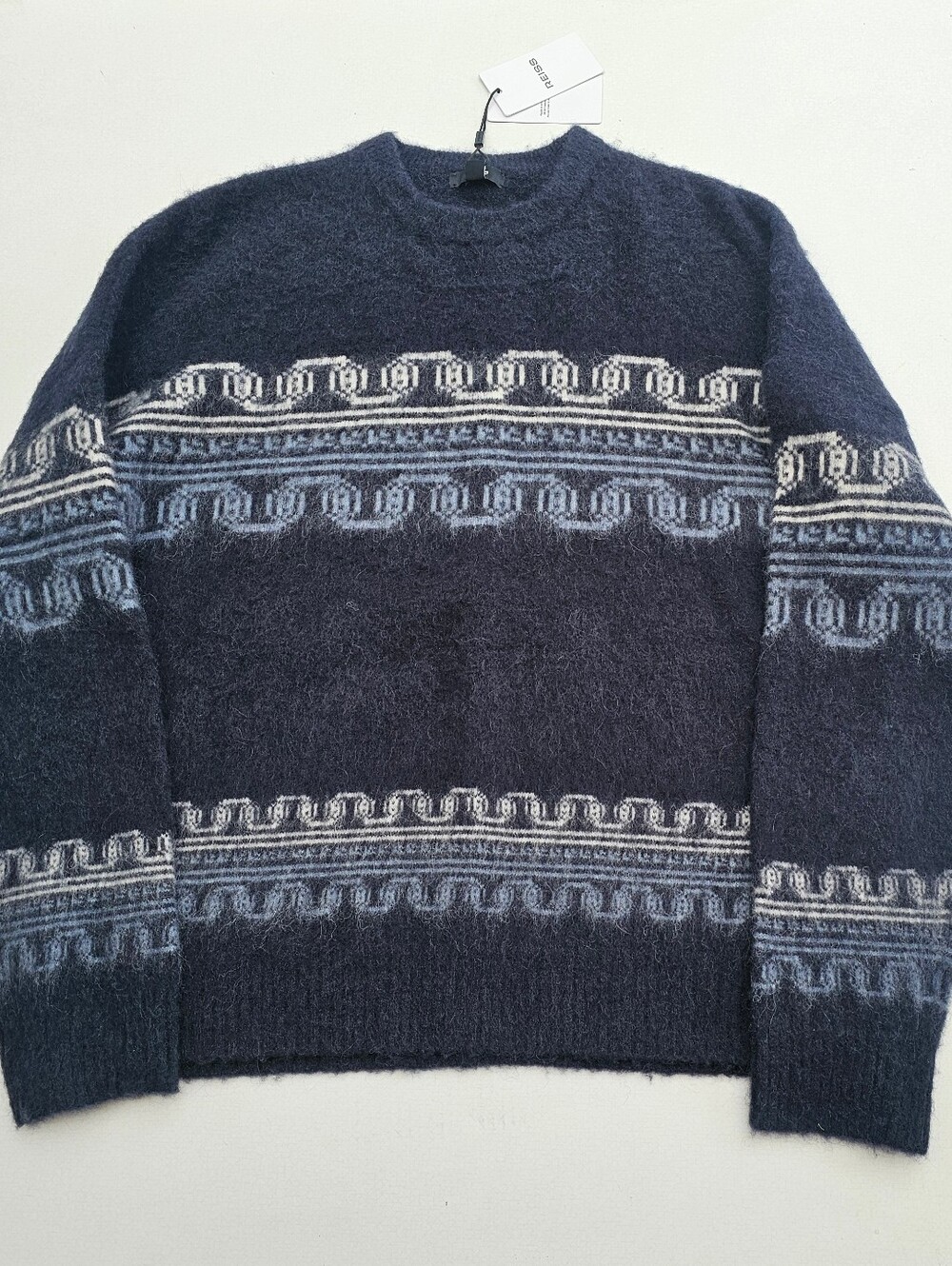 Reiss Lennox Wool Alpaca Blend Fair Isle Sweater